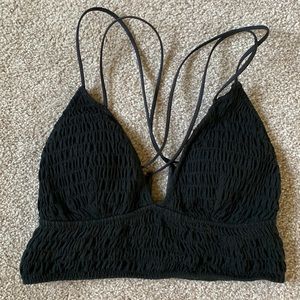 PINK Victorias Secret Smocked Triangle Bralette